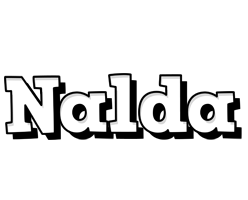 Nalda snowing logo