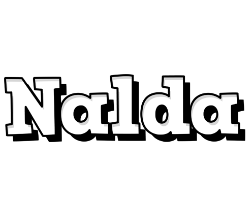 Nalda snowing logo