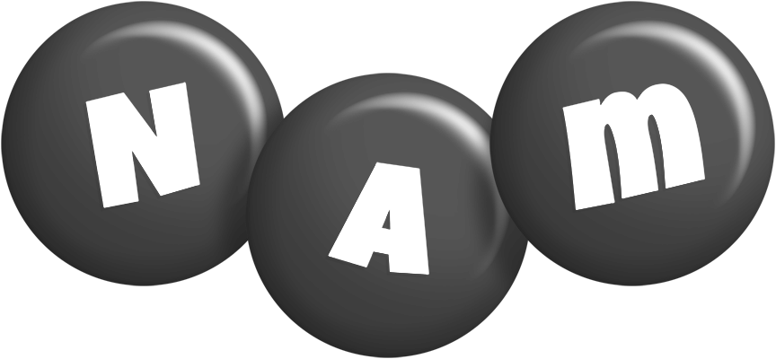 Nam candy-black logo