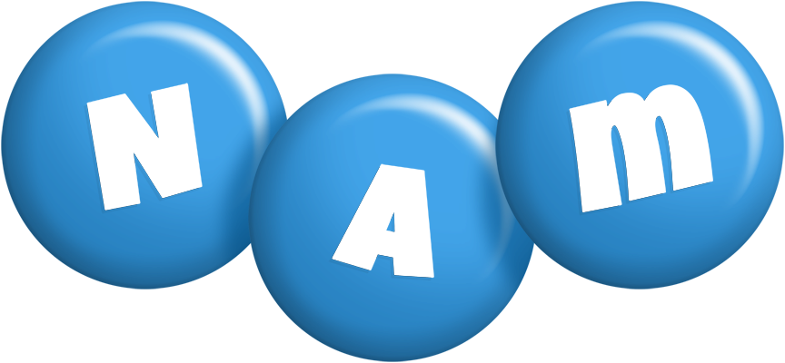 Nam candy-blue logo