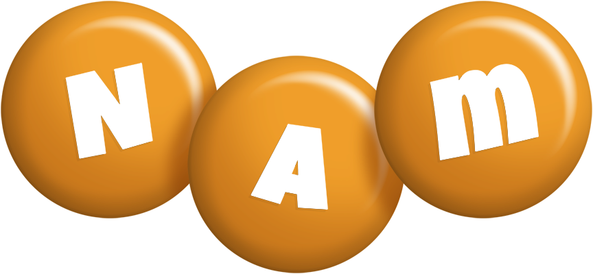 Nam candy-orange logo