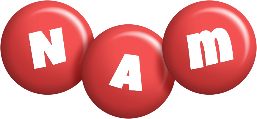 Nam candy-red logo