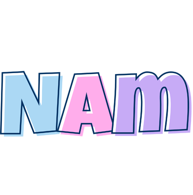 Nam pastel logo