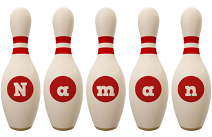 Naman bowling-pin logo