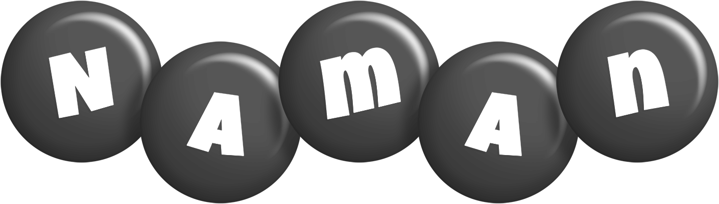 Naman candy-black logo