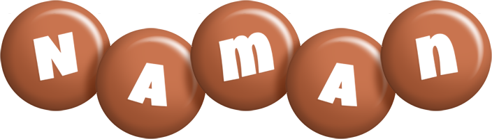 Naman candy-brown logo