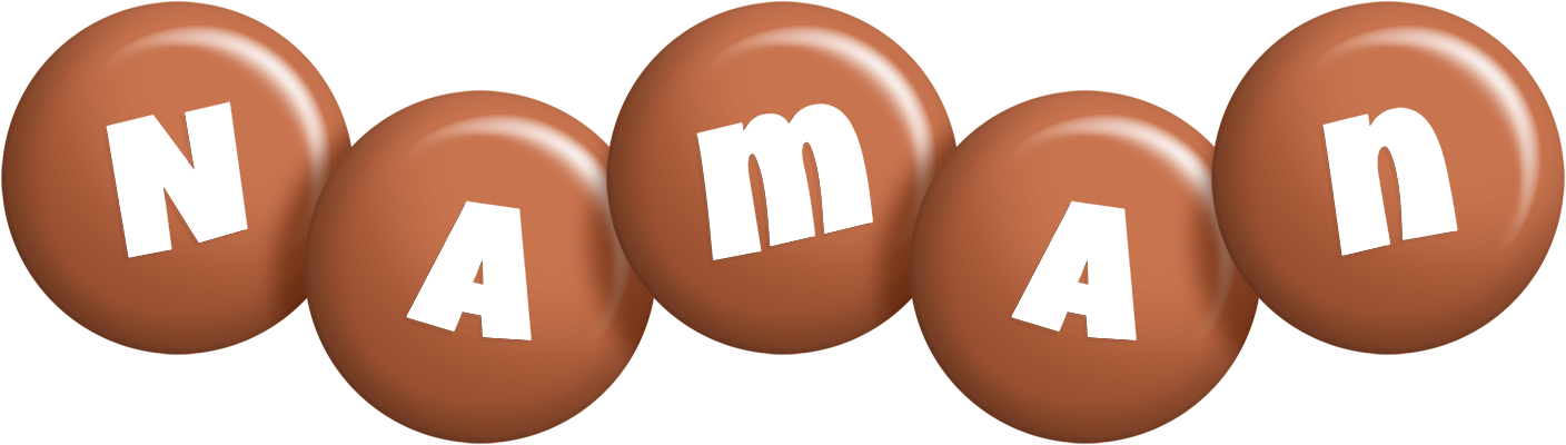 Naman candy-brown logo