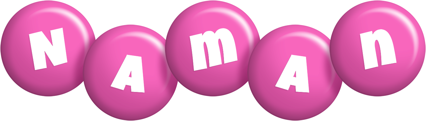 Naman candy-pink logo