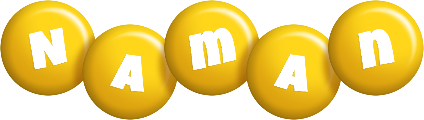 Naman candy-yellow logo