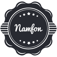 Namfon badge logo