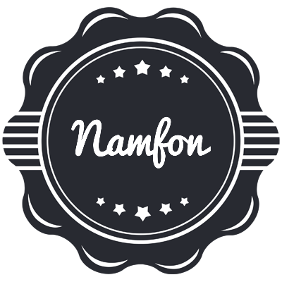 Namfon badge logo