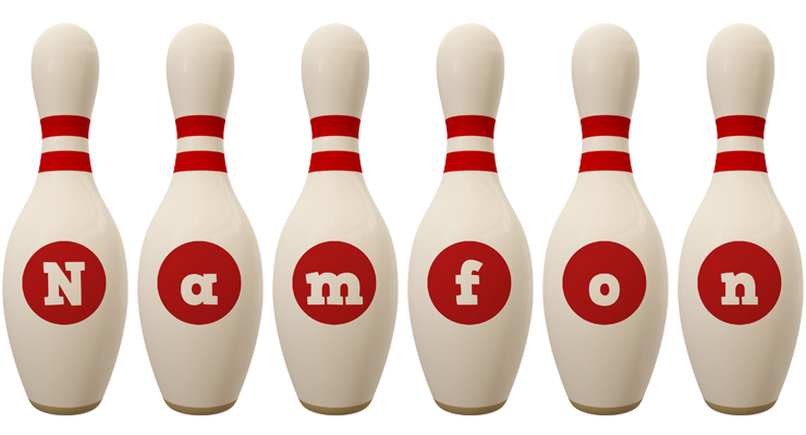 Namfon bowling-pin logo