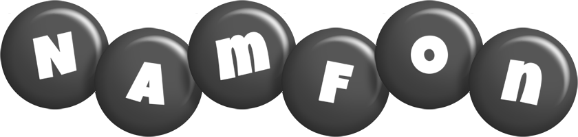 Namfon candy-black logo