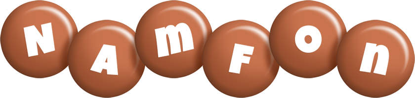 Namfon candy-brown logo