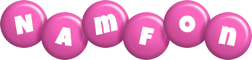 Namfon candy-pink logo