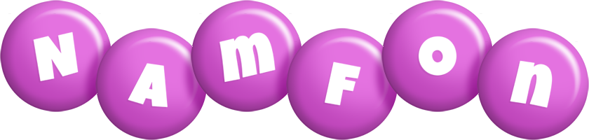 Namfon candy-purple logo