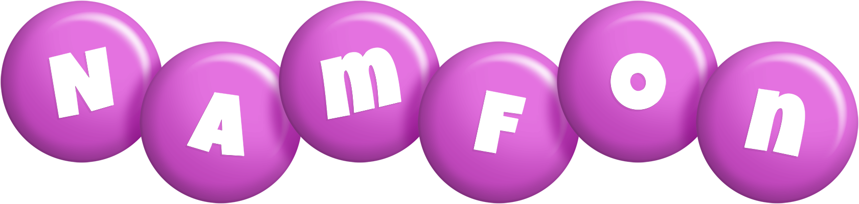 Namfon candy-purple logo