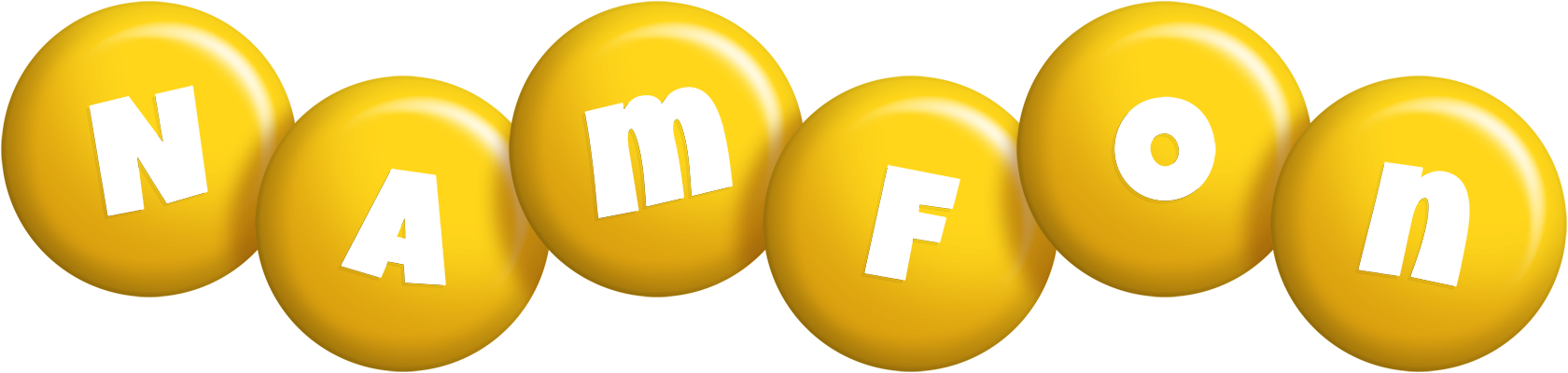 Namfon candy-yellow logo