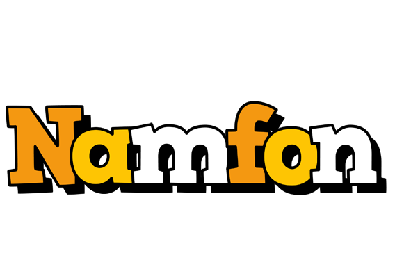 Namfon cartoon logo