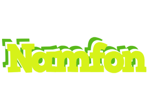 Namfon citrus logo