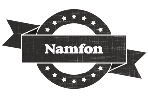 Namfon grunge logo