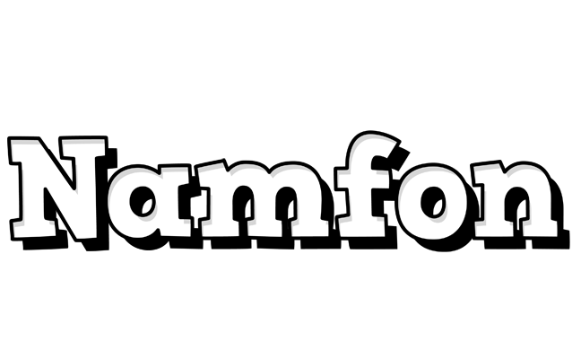 Namfon snowing logo