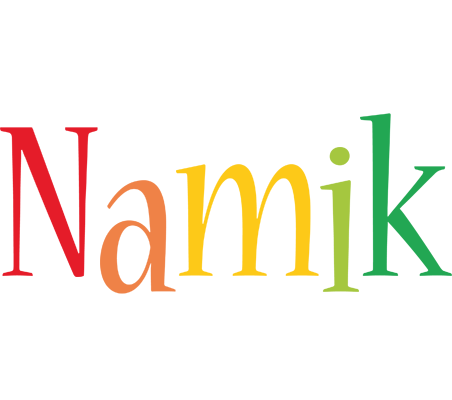 Namik birthday logo