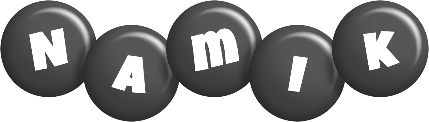 Namik candy-black logo