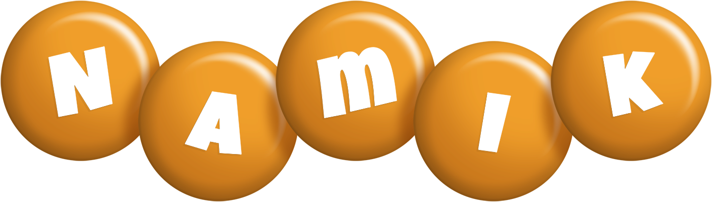 Namik candy-orange logo