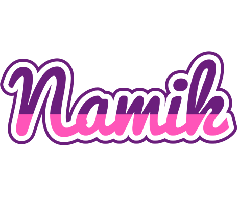 Namik cheerful logo