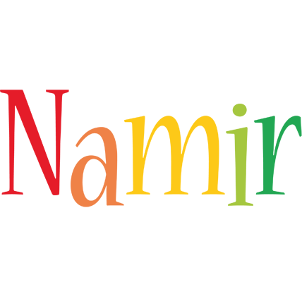 Namir birthday logo