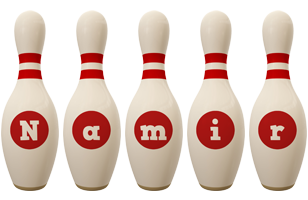 Namir bowling-pin logo