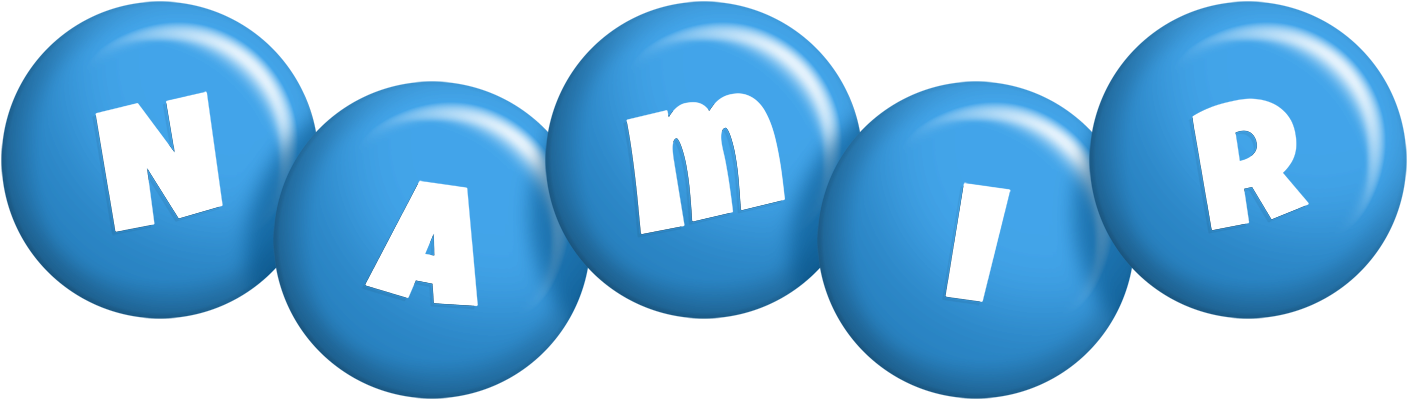 Namir candy-blue logo