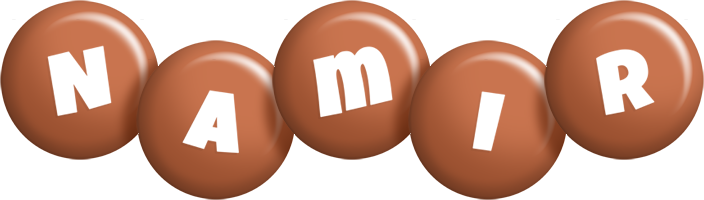 Namir candy-brown logo