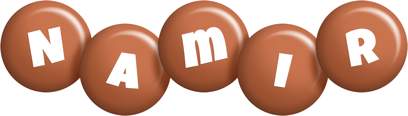 Namir candy-brown logo