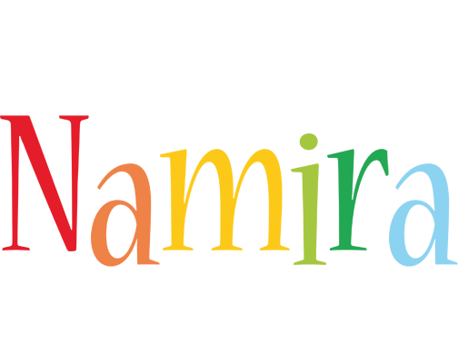 Namira birthday logo