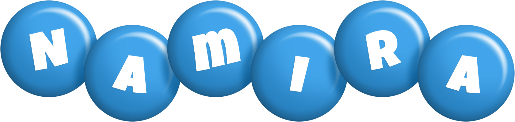 Namira candy-blue logo