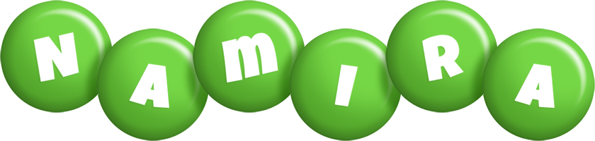 Namira candy-green logo