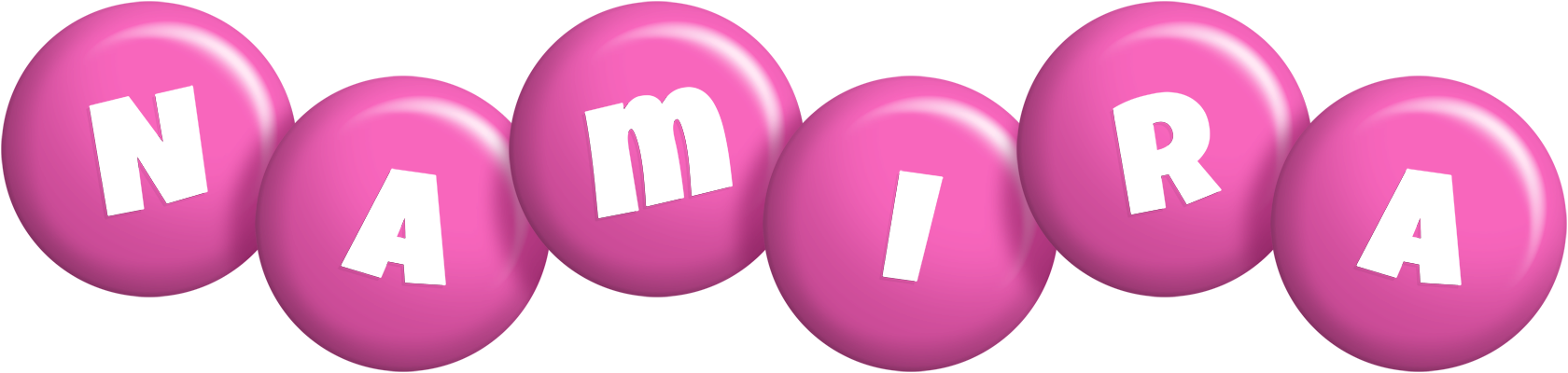 Namira candy-pink logo