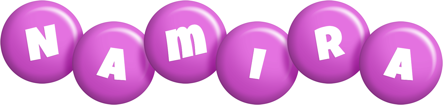 Namira candy-purple logo