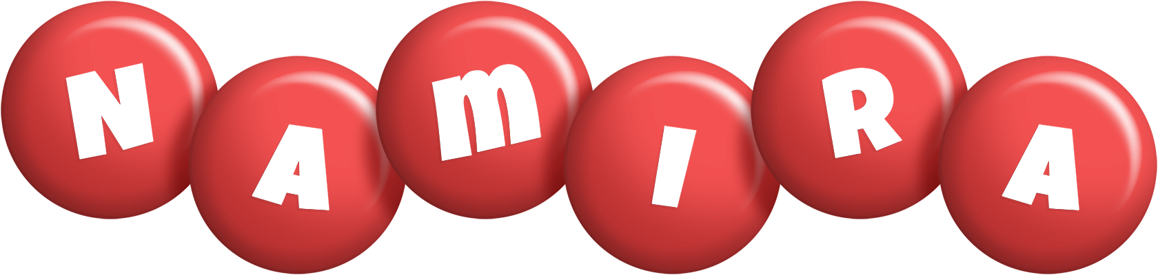 Namira candy-red logo