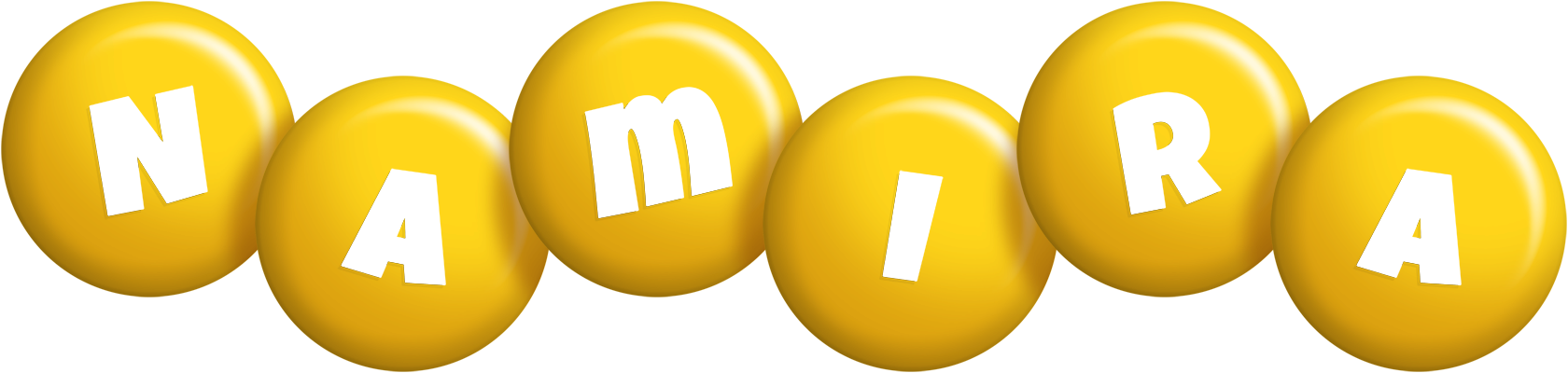 Namira candy-yellow logo