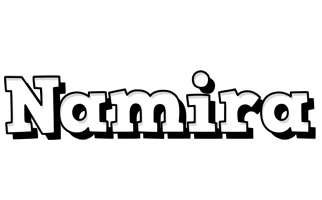 Namira snowing logo