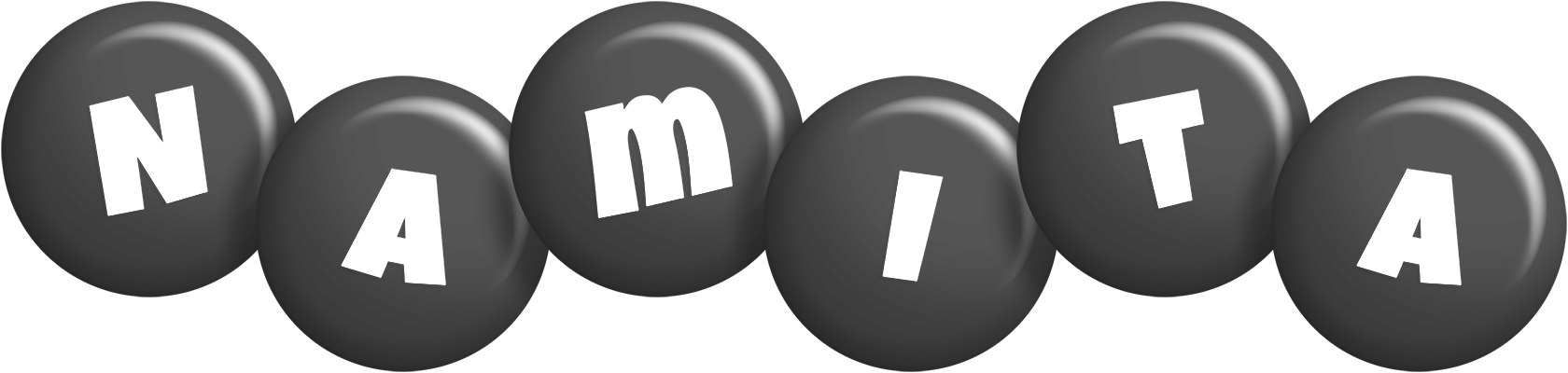 Namita candy-black logo
