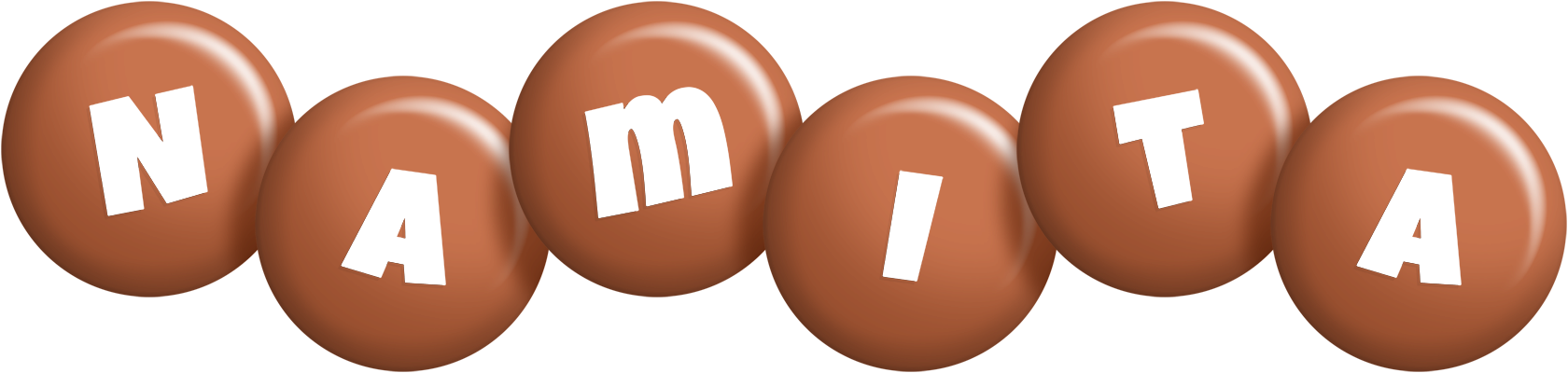 Namita candy-brown logo