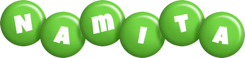 Namita candy-green logo