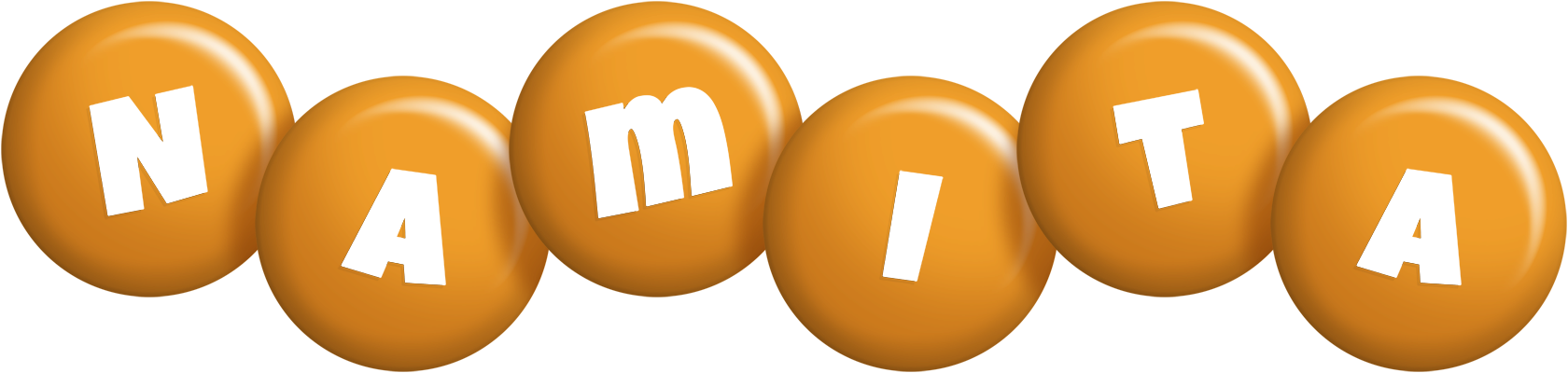 Namita candy-orange logo