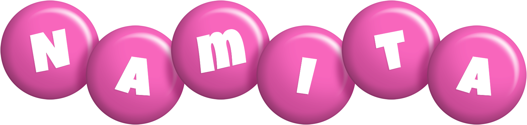 Namita candy-pink logo