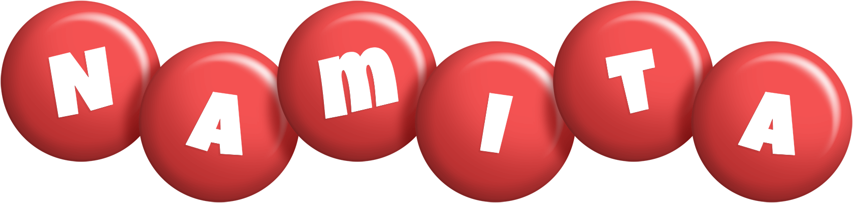 Namita candy-red logo