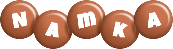 Namka candy-brown logo